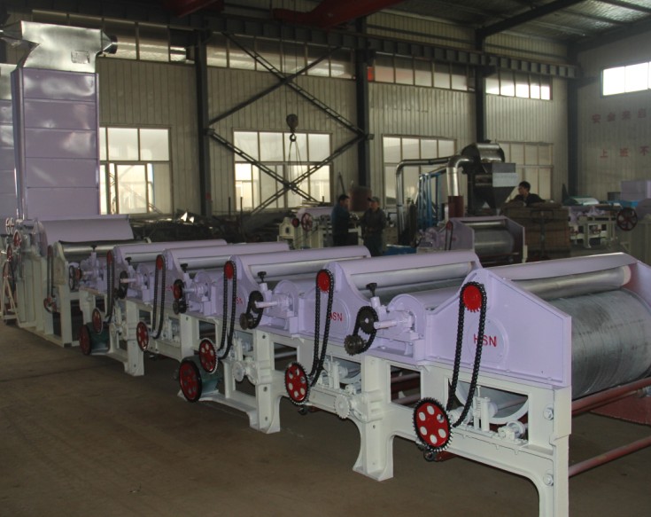Textile Recycling Machine for OE Spinning