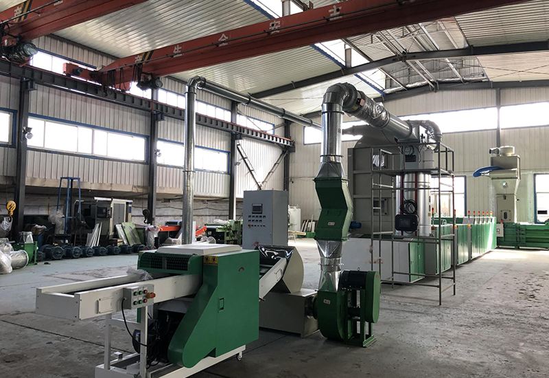 2+6 Rolls Textile Waste Recycling Machine