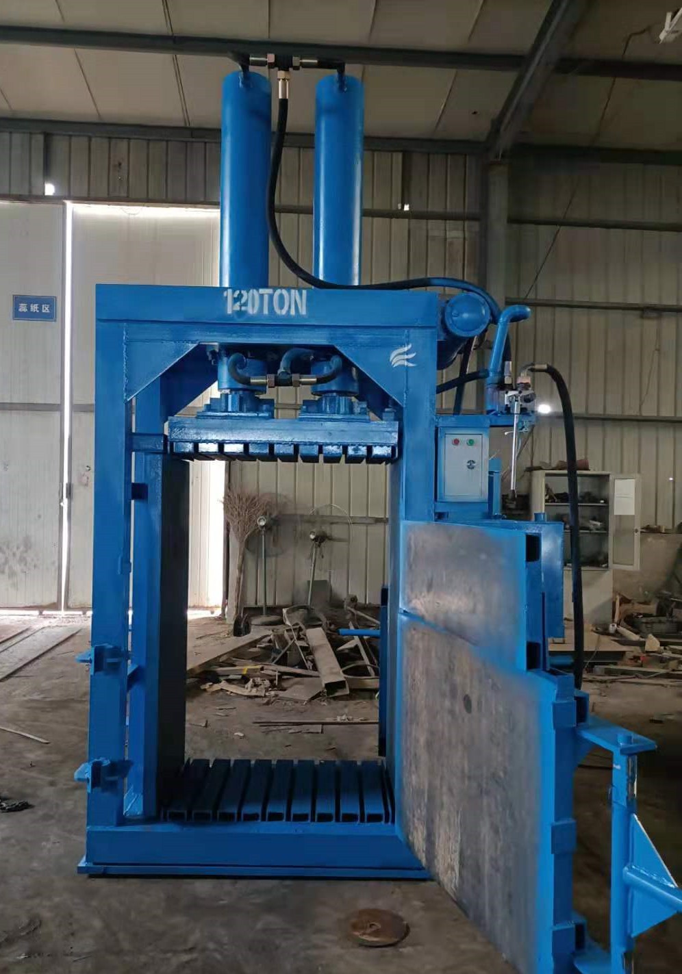 Vertical Cotton Waste Baling Machine